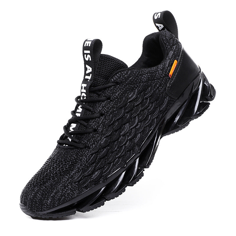 Fish Scale Blade Sneakers - Flyknit Gym Shoes